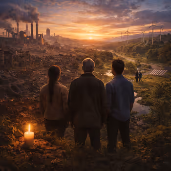 Choice and responsibility determining the legacy future generations inherit.