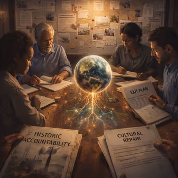 Designing organizations for long-term stewardship, memory, and repair.