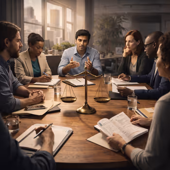 Leadership structure valuing multiple cognitive styles and shared decision-making authority.