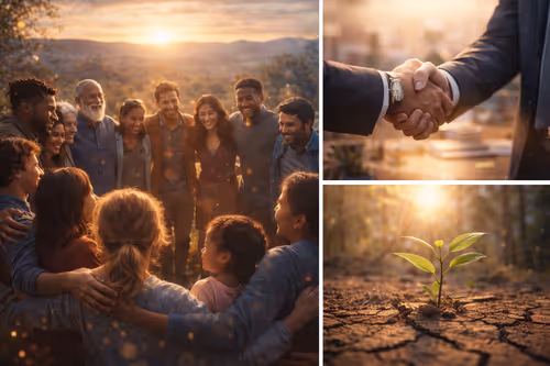 Trust, resilience, and growth emerging from slow, regenerative systems.